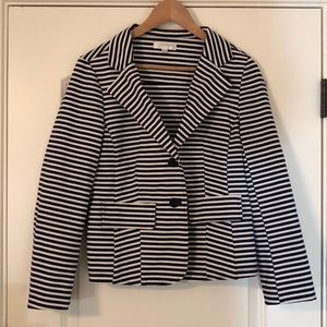 Navy striped jacket